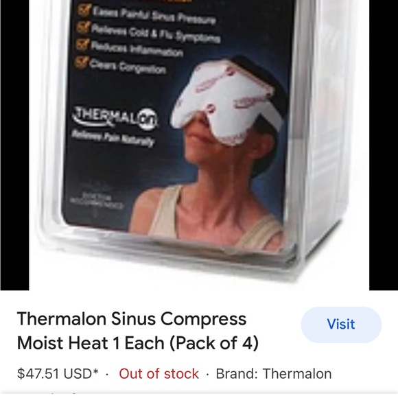 NWT Sinus Compress - Picture 4 of 4